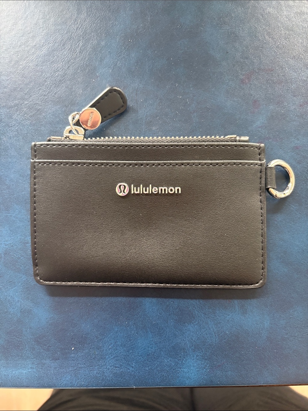 Lululemon Black leather wallet
